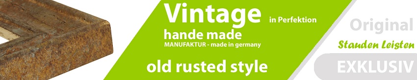 Bilderrahmen-vintage-rusty-vintage-frames-wandgestalung-mit-Rostfarben-wandfarbe-rost-echt Rosteffekt Rahmen-old-vintage-mouldings-old-rusted-metal-style-Einrichtungstrend vintage-rusty-colour-design-Rostfarben, Rahmenbreite 44mm