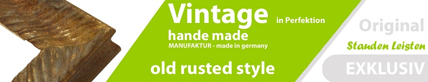 Bilderrahmen-vintage-rusty-vintage-frames-wandgestalung-mit-Rostfarben-wandfarbe-rost-echt Rosteffekt Rahmen-old-vintage-mouldings-old-rusted-metal-style-Einrichtungstrend vintage-rusty-colour-design-Rostfarben, Rahmenbreite 50 mm