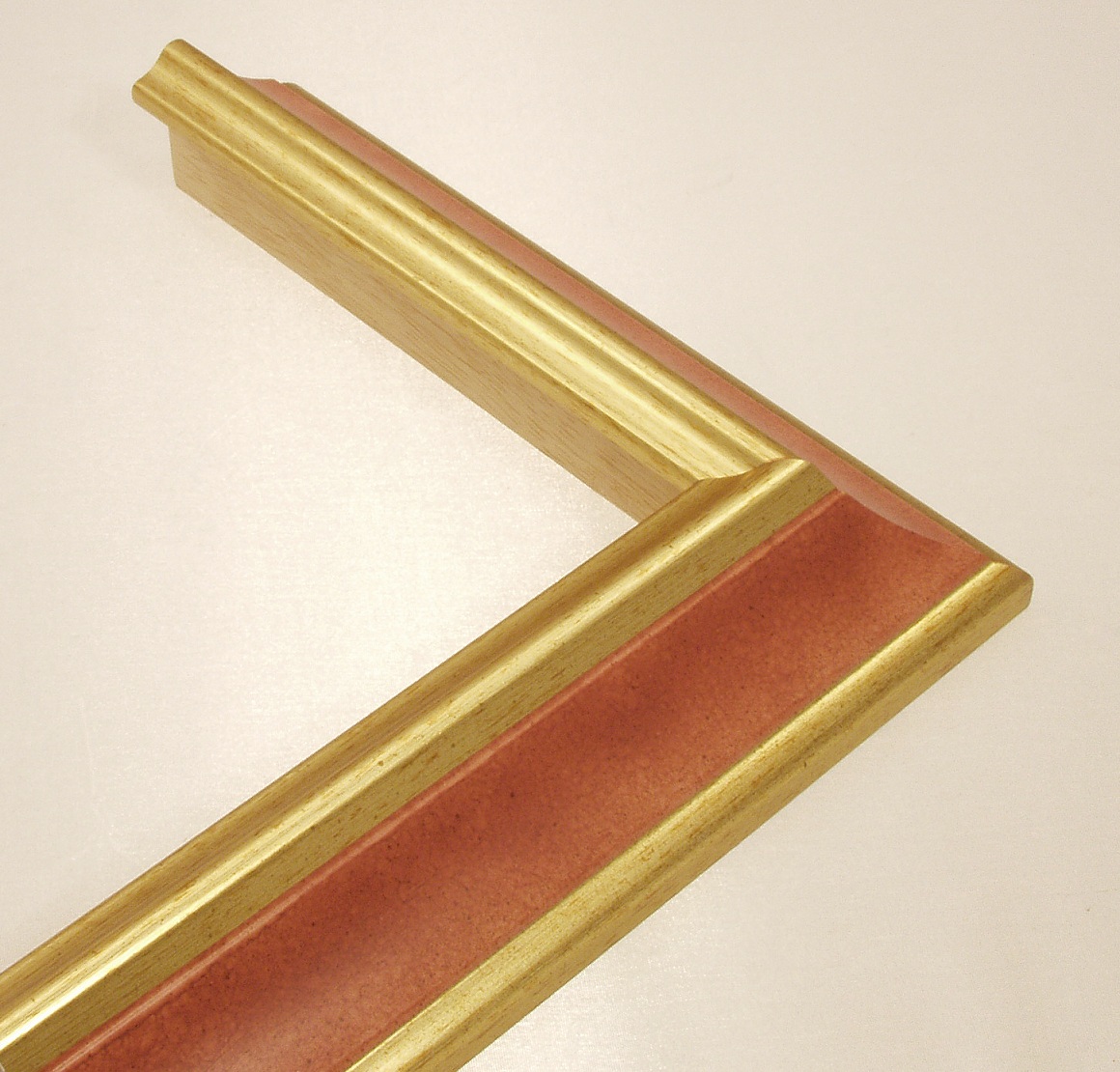 Bilderrahmen Borsalino Gold Breite 65 Länge 65-150 cm Antireflex Kunstglas 